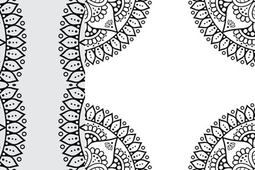 Mandala Ornament Pattern. Vintage decorative elements