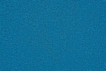 Blue terry towel background. Texture of terry cloth