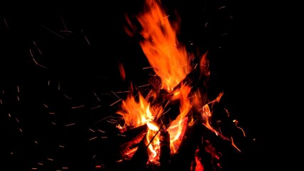 Fototapeta na wymiar campfire