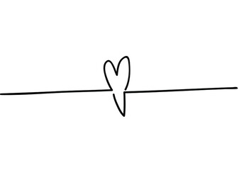 Doodle set of black and white pencil drawing objects. Hand drawn abstract illustration grunge elements. Vector abstract hearts for design