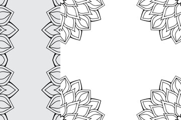 Mandala Ornament Pattern. Vintage decorative elements