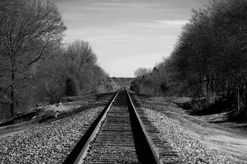 Artistic Railroad Tracks