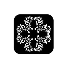 Oriental vector damask patterns for greeting cards and wedding invitations.