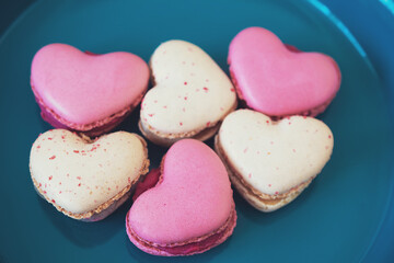 picture of heart shaped pasta cookies