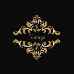 Oriental vector damask patterns for greeting cards and wedding invitations.