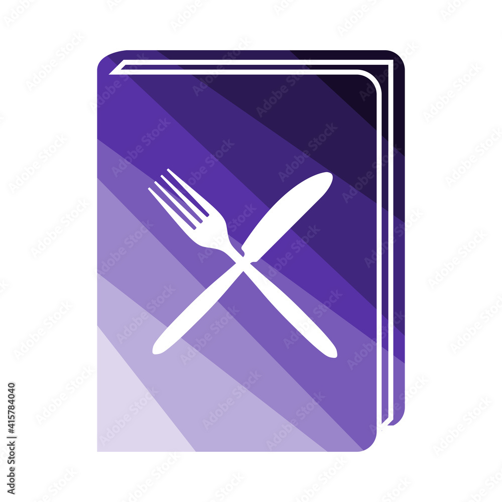 Wall mural Menu Book Icon