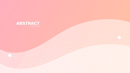 Abstract pink with curve line modern background with copy space, vector.