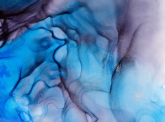 Abstract trendy wallpaper artwork. Ink colors, natural pattern