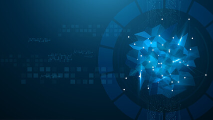 abstract sci fi digital futuristic technology concept design background eps 10 vector