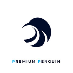 Penguin logo vector design