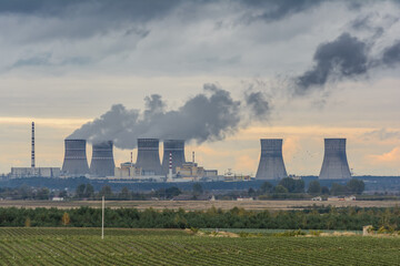 Rivne Nuclear Power Plant, Varash, Rivne oblast, Ukraine. Production of electric and thermal...