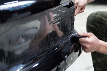 automobile detailing service. protective film