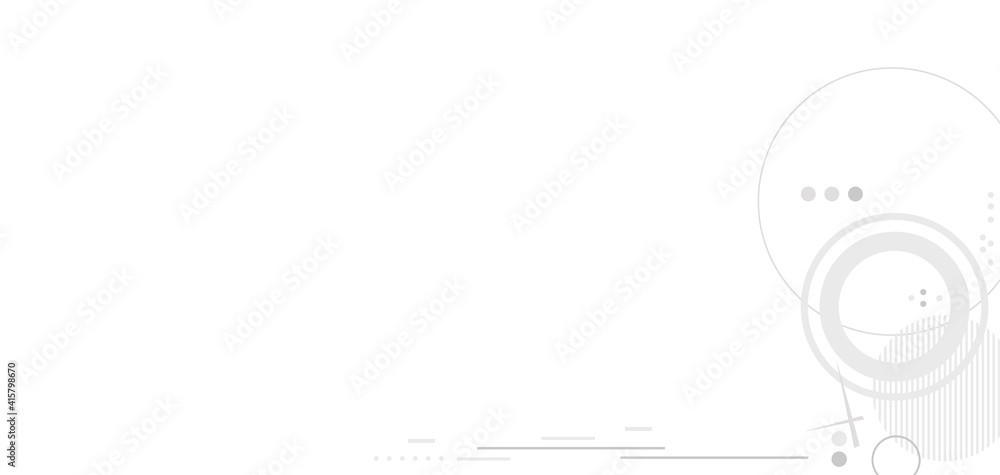 Poster Abstract tech background with simple object.