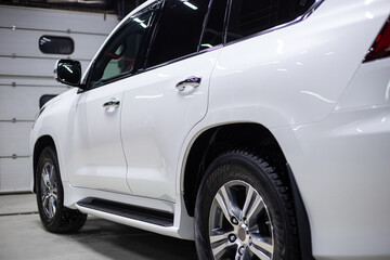 Car detailing series : Close-up. Selective focus. .