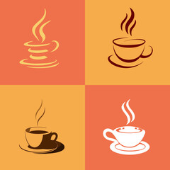 coffee cup symbol vector design