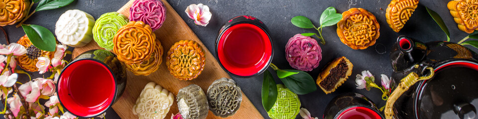 Traditional Chinese mooncakes