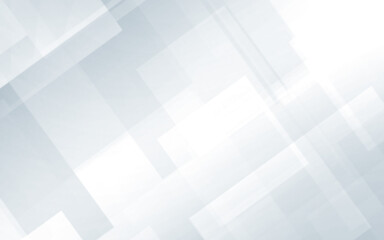 Abstract blue white and gray polygon square pattern gradient background. with space for concept design Technology and modern. 3d render illustration.