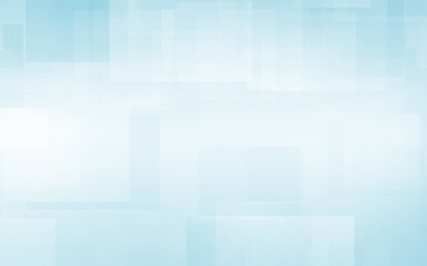 Abstract blue white and gray polygon square pattern gradient background. with space for concept design Technology and modern. 3d render illustration.