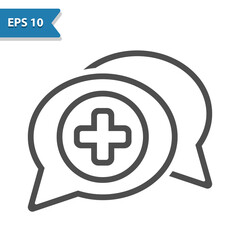 Health Care Chat Icon