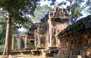 Details of the temple of Angkor Wat, Cambodia