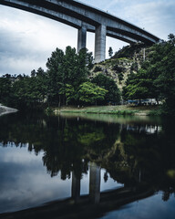 bridge over the river