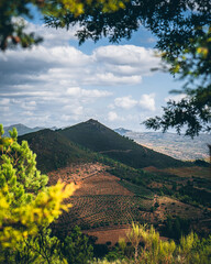 landscape with sky and clouds