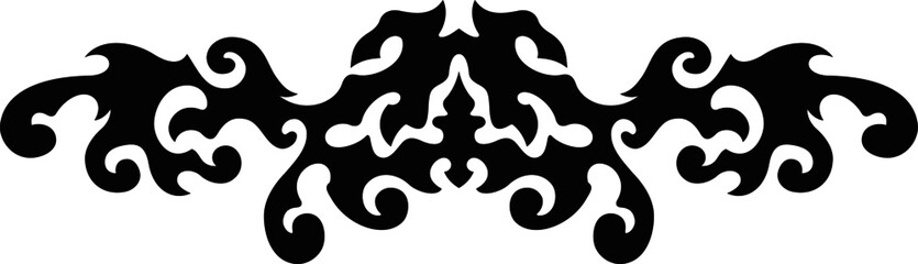 Vector symbol, ornament, tattoo. beautiful vector illustration. Drawings on the body, ancient symbols.