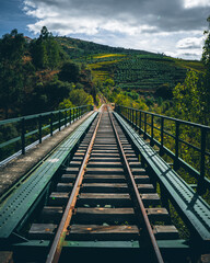 railway in the mountains