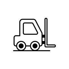 Lifter vector icon style illustration. EPS 10 file