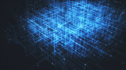 3d rendered illustration of Data Transfer. High quality 3d illustration