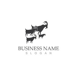 Goat Logo Template vector icon