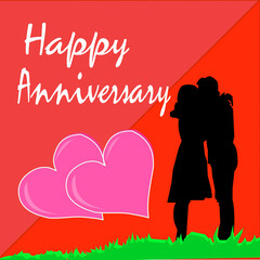 Happy greeting cards to celebrate engagement or wedding anniversaries