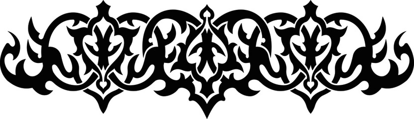 Vector symbol, ornament, tattoo. beautiful vector illustration. Drawings on the body, ancient symbols.