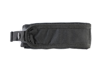 The military bag for turnstile, wicket, tourniquet or first aid kit isolated on white background.