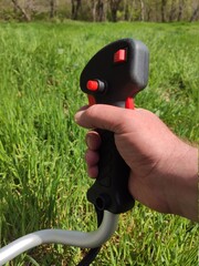 hand with hose