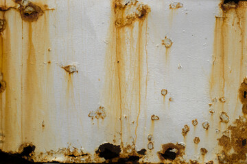 background rust on white 