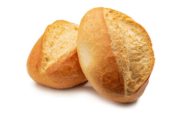 Backfrische Brötchen freigestellt