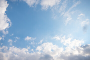  Blue sky and clouds in the weather day outdoor nature environment abstract background