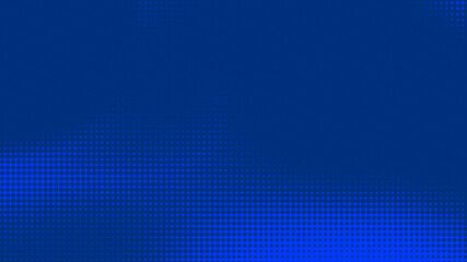 Dots halftone blue color pattern gradient texture with technology digital background. Dots pop art comics style with summer concept design.