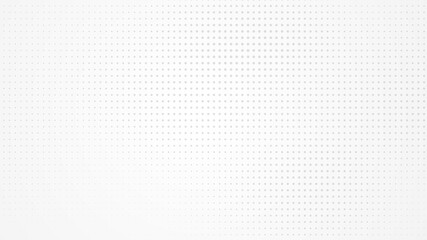 Dot white gray pattern gradient light texture background. Abstract  technology big data digital background. 3d rendering.
