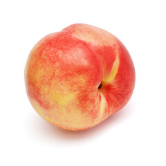 Peach fruit isolated on white background
