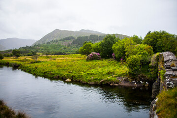 Spring landscape in the lands of Ireland