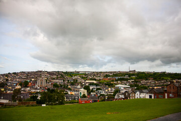 Obraz premium Spring landscape in Cork city in Ireland