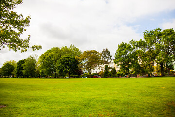 Spring landscape in Cork city in Ireland