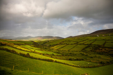 Obraz premium Spring landscape in the lands of Ireland