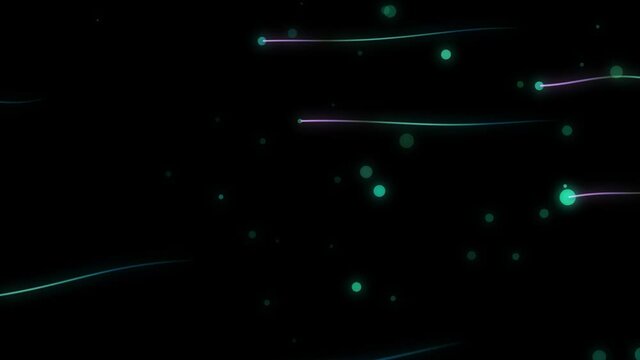 A Colorful particle background animation