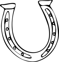 St. Patrick day. horseshoe