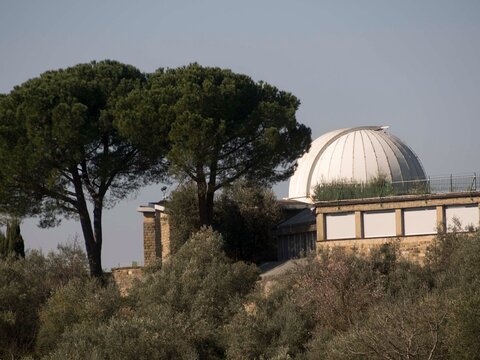 Italia, Toscana, Firenze, l'osservatorio astronomico di Arcetri.