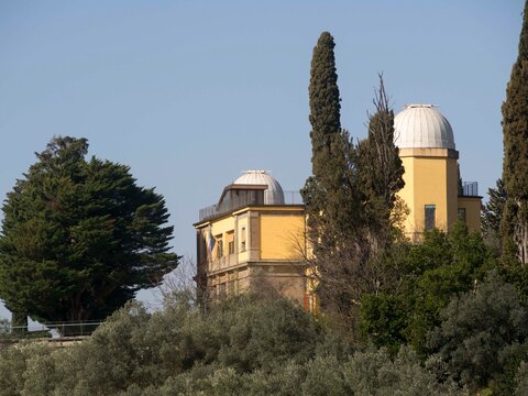 Italia, Toscana, Firenze, l'osservatorio astronomico di Arcetri.