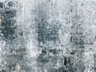 Top view of black, white, gray grunge textured rough stone background with cracks, scratches and stains. Creative concrete backdrop. 